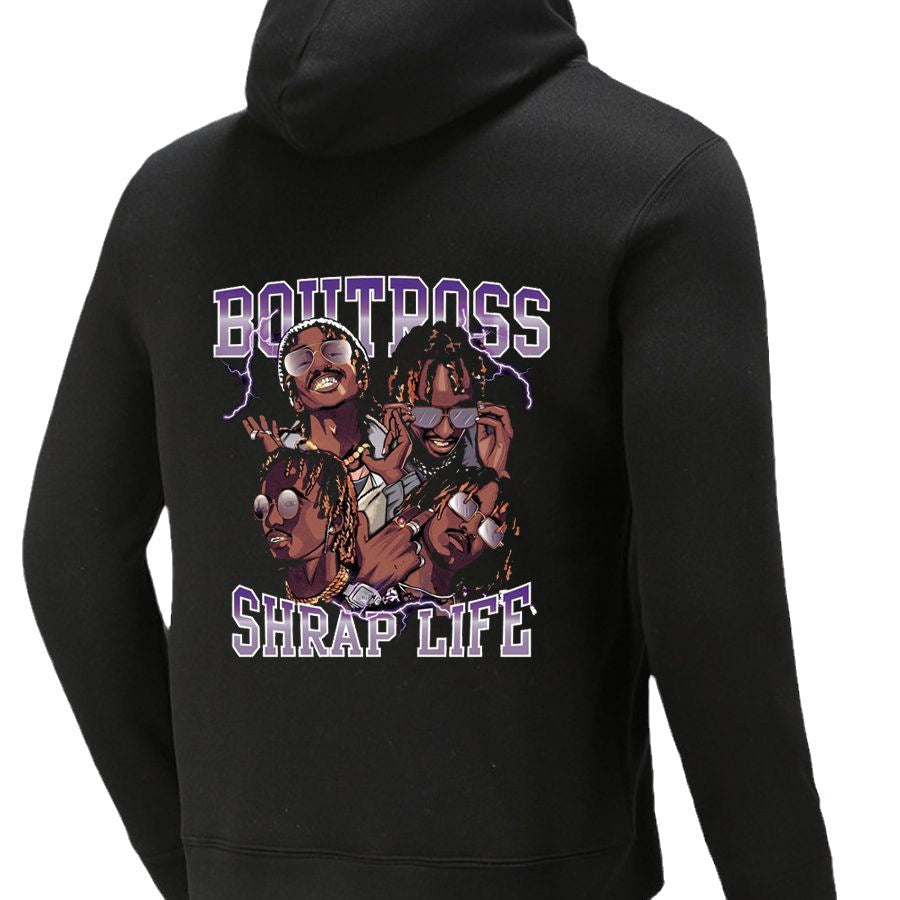 Herren Kapuzenpullover mit kreativem Druckdesign Aliams