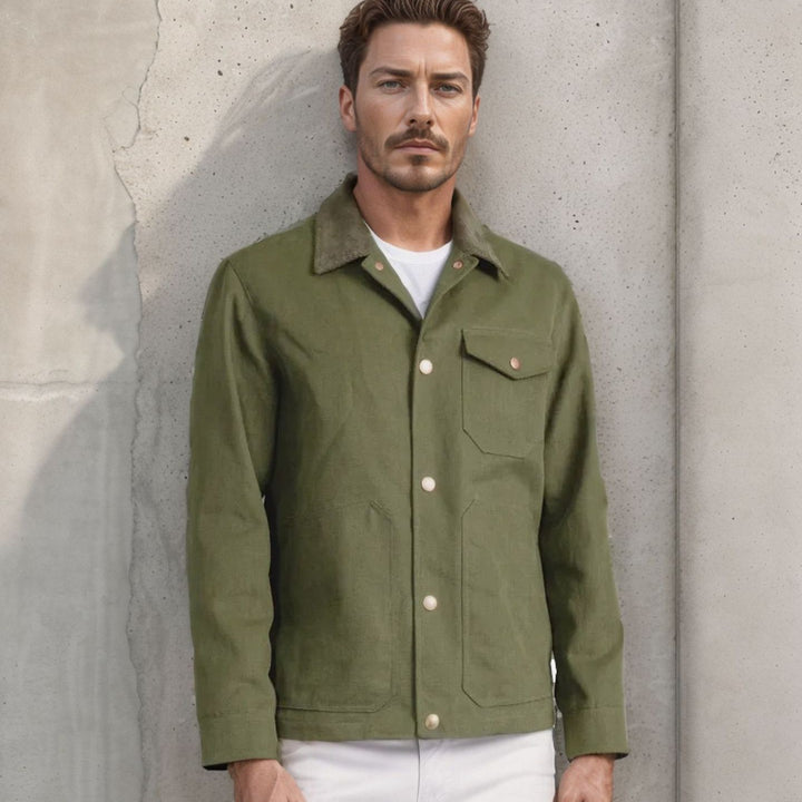 Herren trendige Jeansjacke Aliams