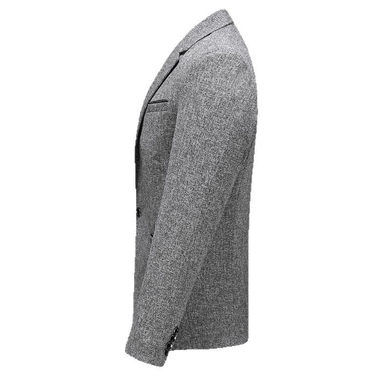 Herren eleganter Blazer mit strukturiertem Design und schmalem Schnitt Aliams