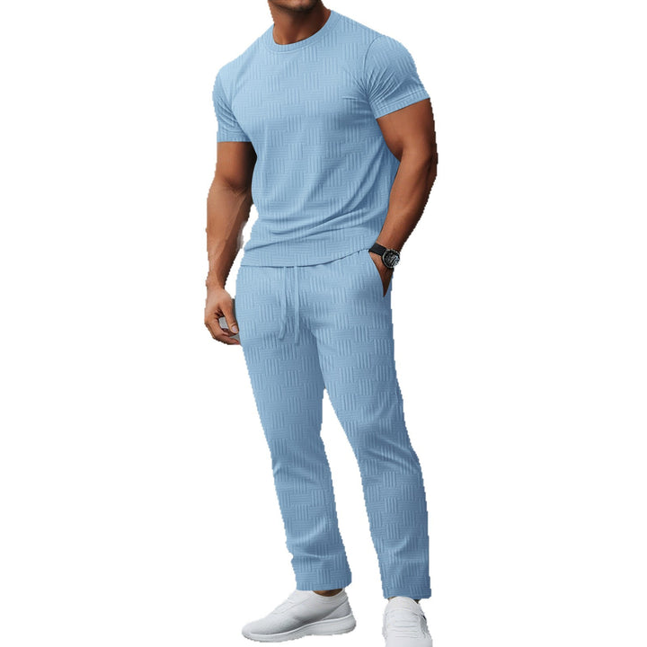 Herren Freizeitanzug mit strukturiertem Design und bequemen Schnitt Aliams