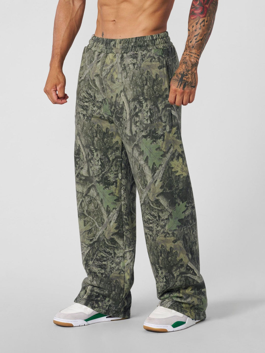 Herren Freizeithose im modernen Camouflage-Design mit elastischem Bund Aliams