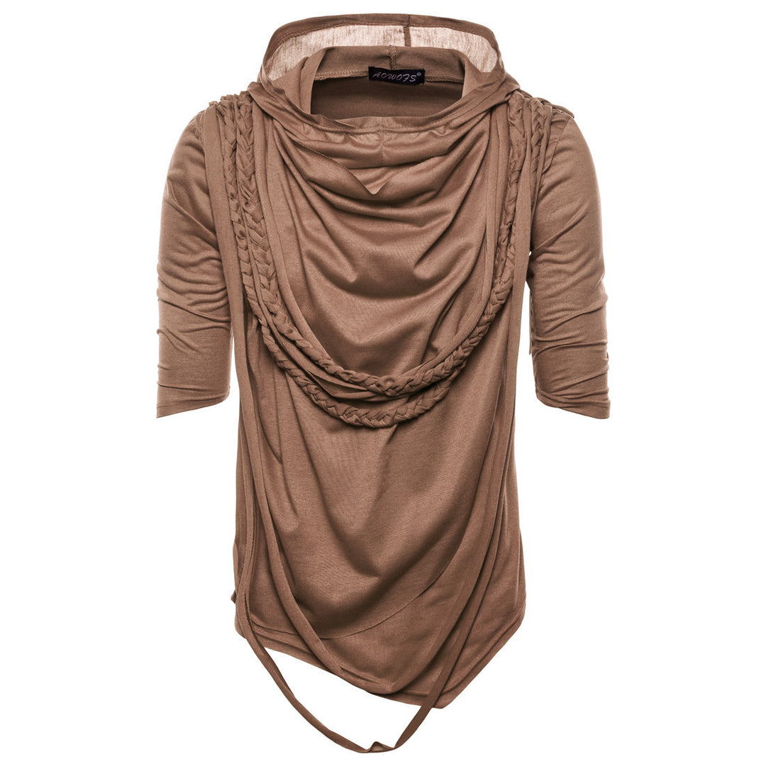 Herren Kapuzenoberteil mit innovativem Design und einzigartiger Drapierung Aliams