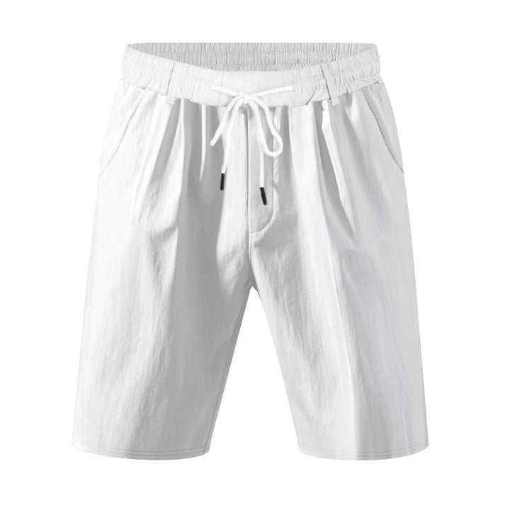 Herren komfortable Freizeit-Shorts mit elastischem Bund und praktischen Taschen Aliams