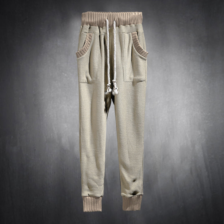 Herren Sportliche Jogginghose mit bequemen seitlichen Eingrifftaschen und elastischem Bund Aliams