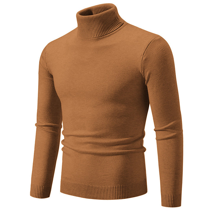 Herren schicker Rollkragenpullover aus hochwertiger Baumwolle Aliams