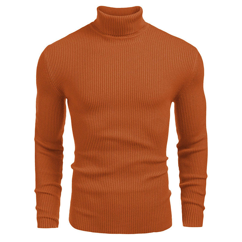 Herren Rollkragenpullover aus feiner Rippstruktur Aliams