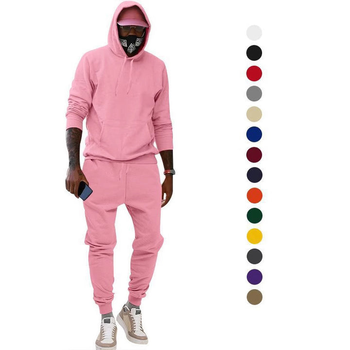 Herren Sportlicher Kapuzenanzug aus hochwertigem Sweatstoff Aliams