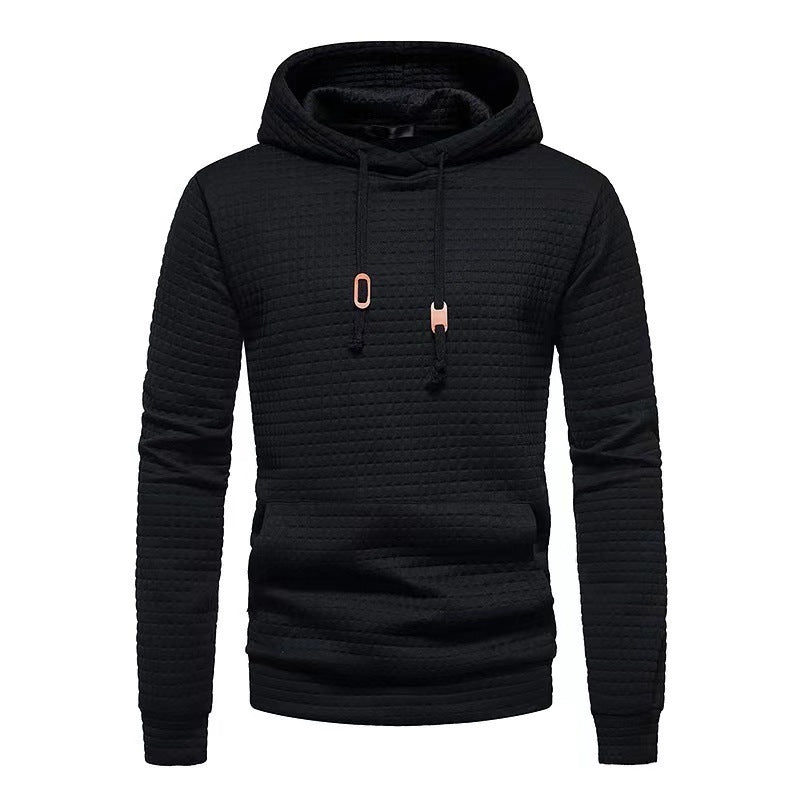 Herren komfortabler Hoodie mit strukturiertem Gewebe Aliams