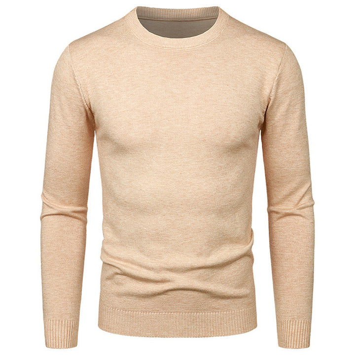 Herren Rundhalspullover aus weichem Material Aliams