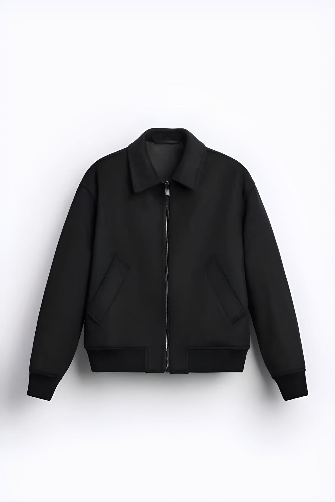 Herren farbenfrohe Fleece-Bomberjacke mit seitlichen Taschen Aliams