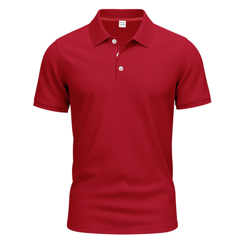 Herren atmungsaktives Poloshirt mit strukturiertem Gewebe Aliams