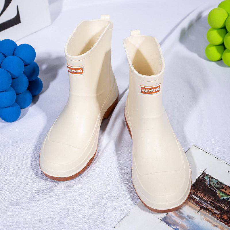 Damen wasserdichte Gummistiefel für alle Wetterbedingungen Aliams