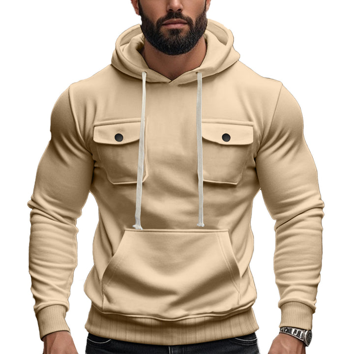 Herren Kapuzenpullover mit praktischen Pattentaschen und modernem Design Aliams