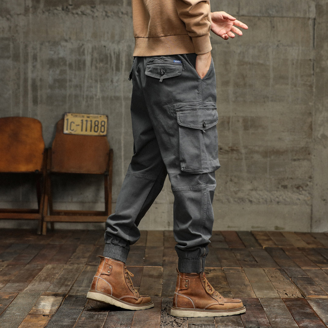 Herren Cargo-Hose mit atmungsaktiven Eigenschaften und multifunktionalen Taschen Aliams