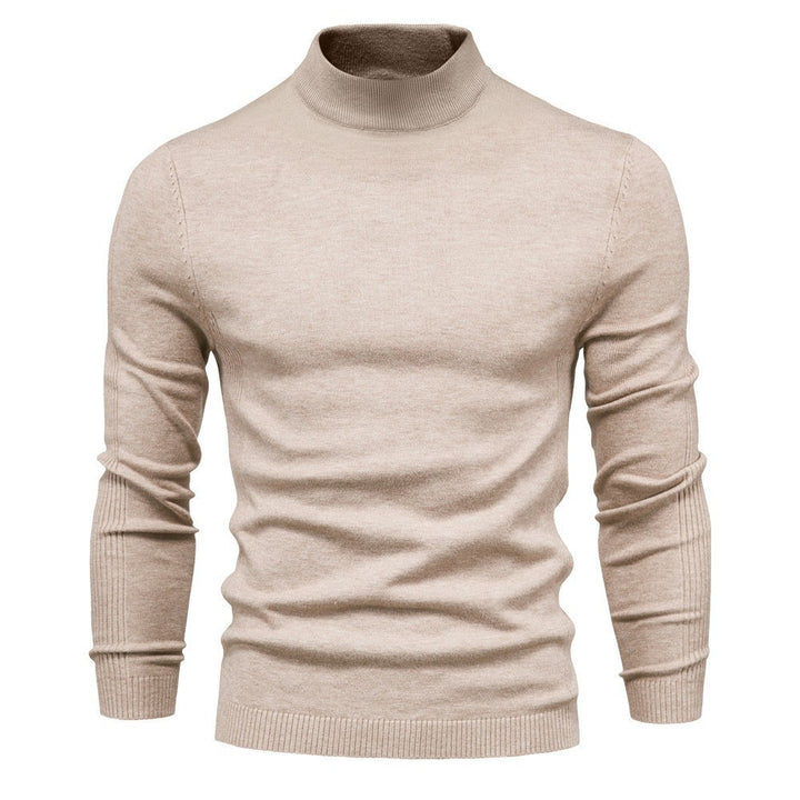 Herren eleganter Rollkragenpullover aus feinem Strick Aliams