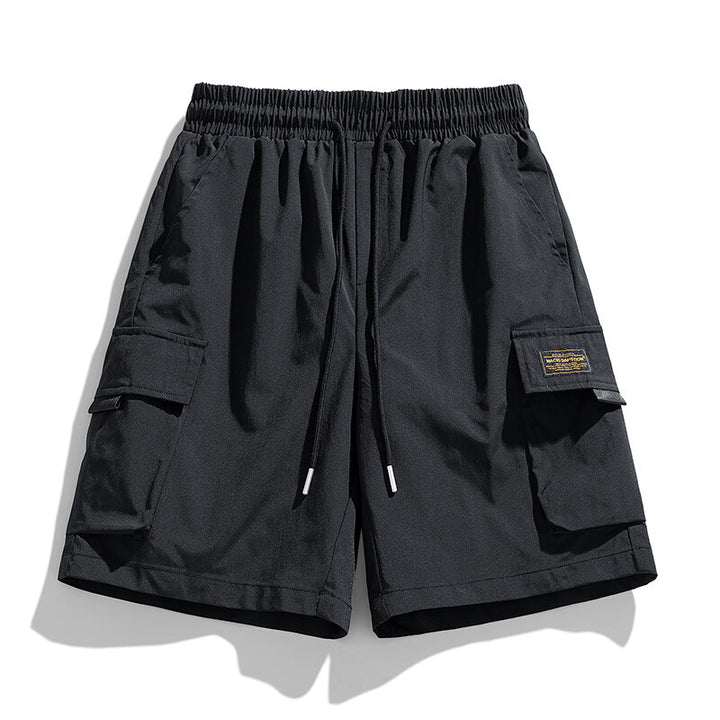 Herren Cargo-Shorts mit elastischem Bund und praktischen Taschen Aliams