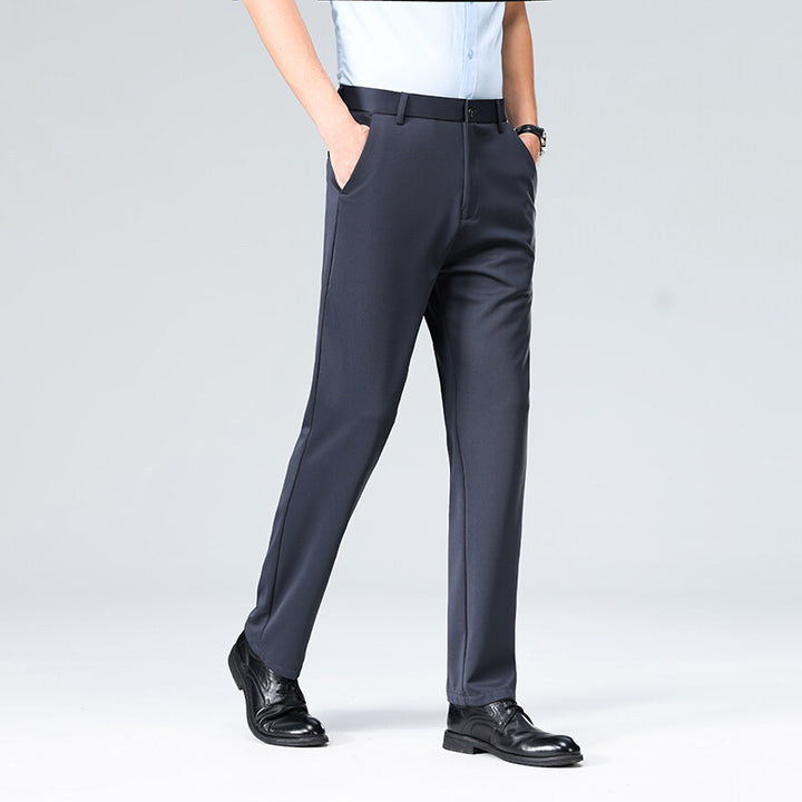 Herren elegante Büropants mit elastischem Bund und atmungsaktivem Material Aliams