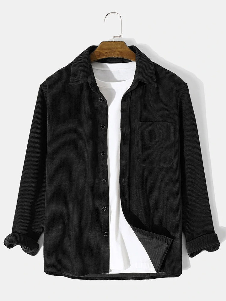 Herren bequeme Cordjacke Aliams