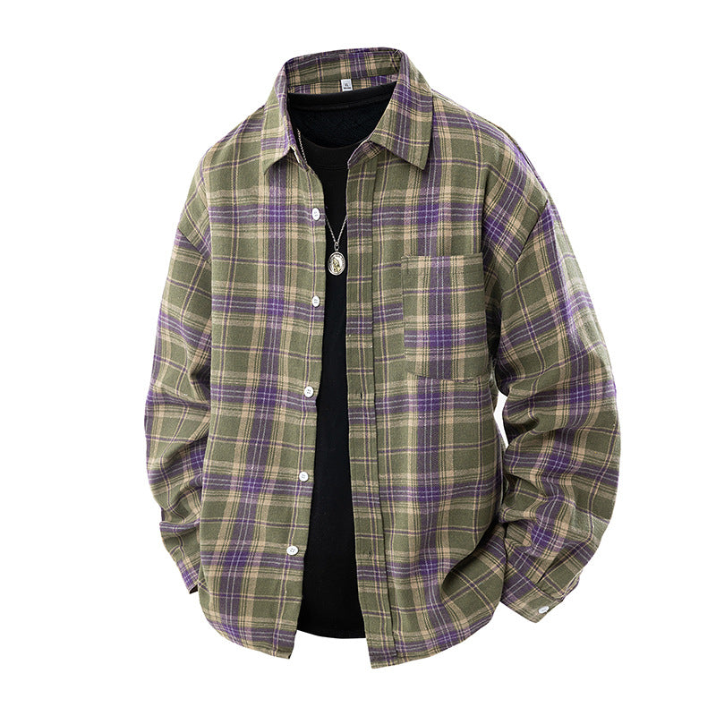 Herren kariertes Freizeithemd Aliams