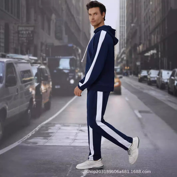 Herren Sportliches Hoodie und Jogginghose Set Aliams