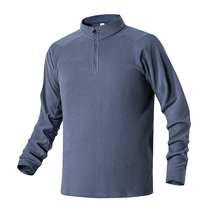 Herren Atmungsaktives Funktionsshirt mit halbhohem Reißverschluss Aliams