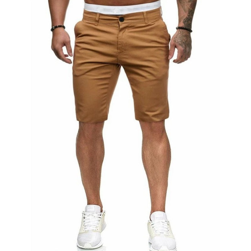 Herren Chino-Shorts mit modernem Schnitt und praktischen Taschen Aliams