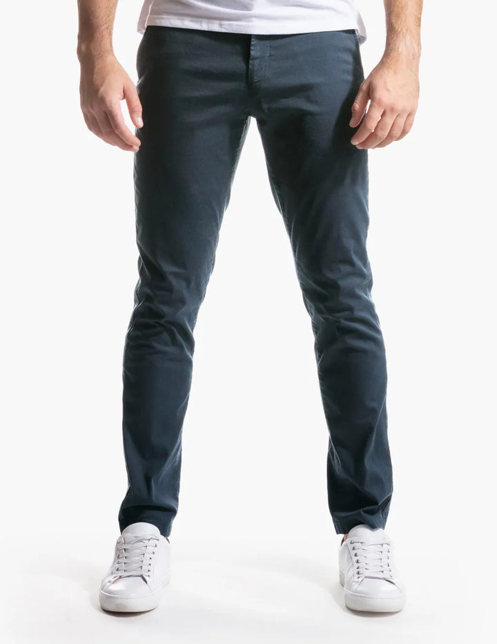 Herren Bequeme Chinos mit modernem Schnitt und elastischem Bund Aliams