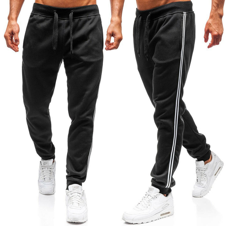 Herren Sportliche Sweatpants mit seitlichen Streifen Aliams