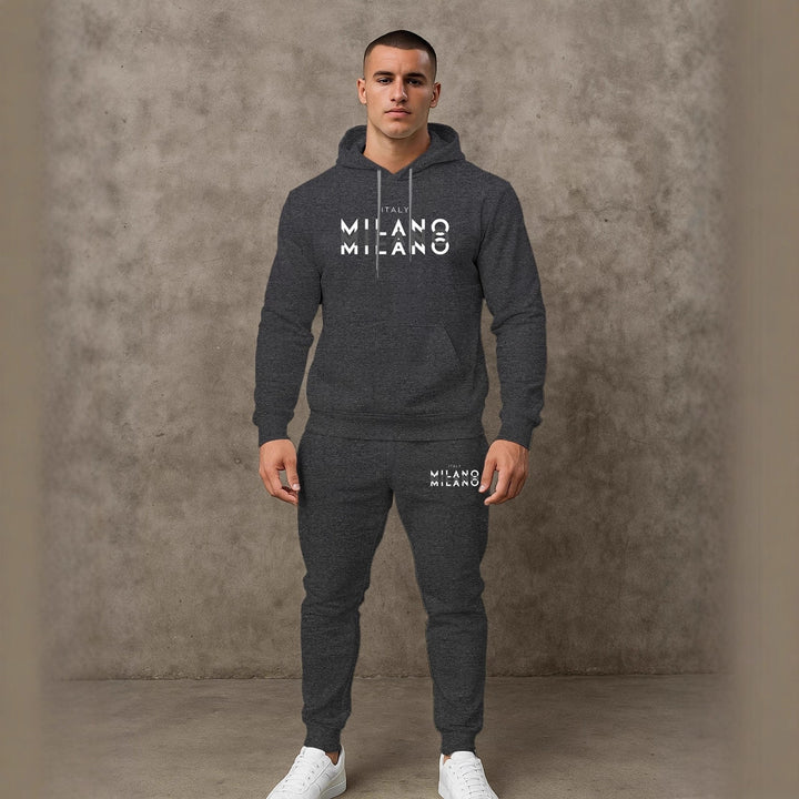Herren Sportliches Hoodie- und Jogginghosen-Set Aliams