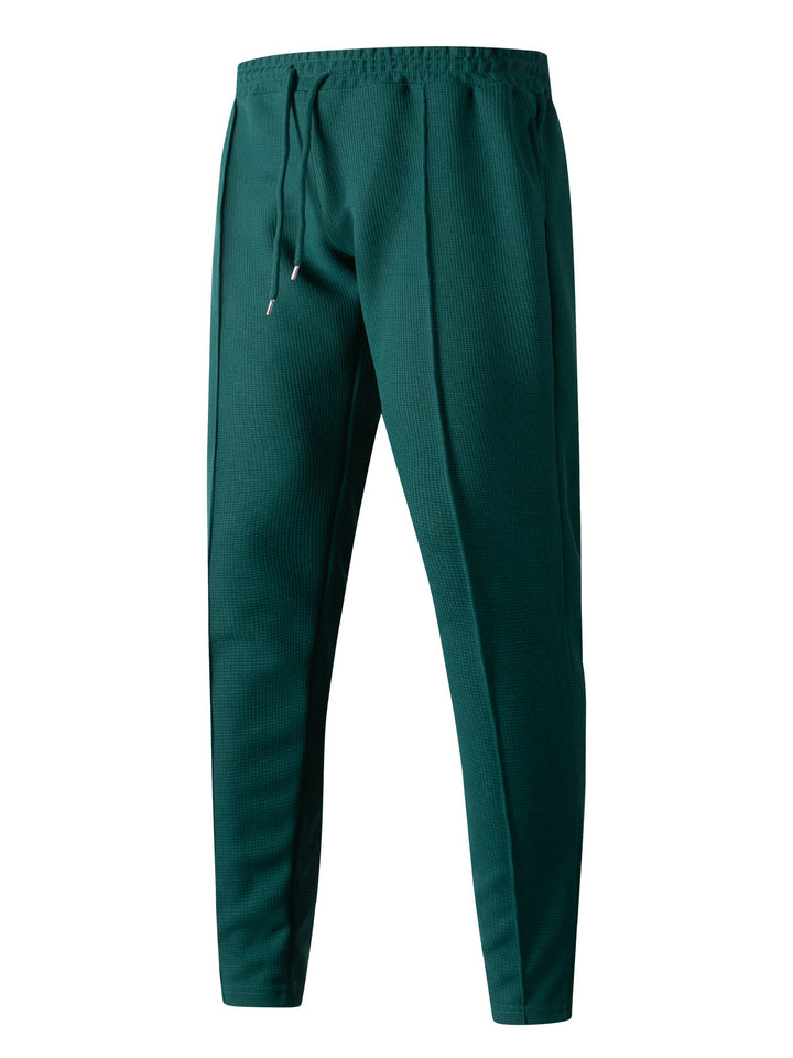 Herren Sportliche Chino-Hosen mit elastischem Bund und seitlichen Taschen Aliams