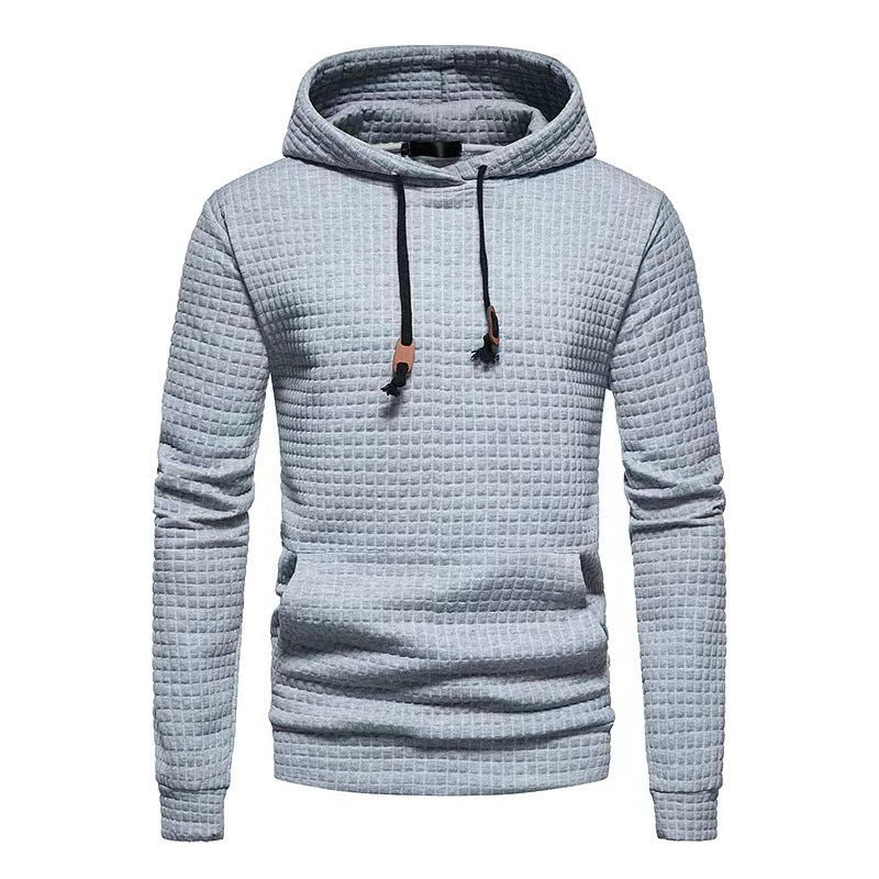 Herren komfortabler Hoodie mit strukturiertem Gewebe Aliams