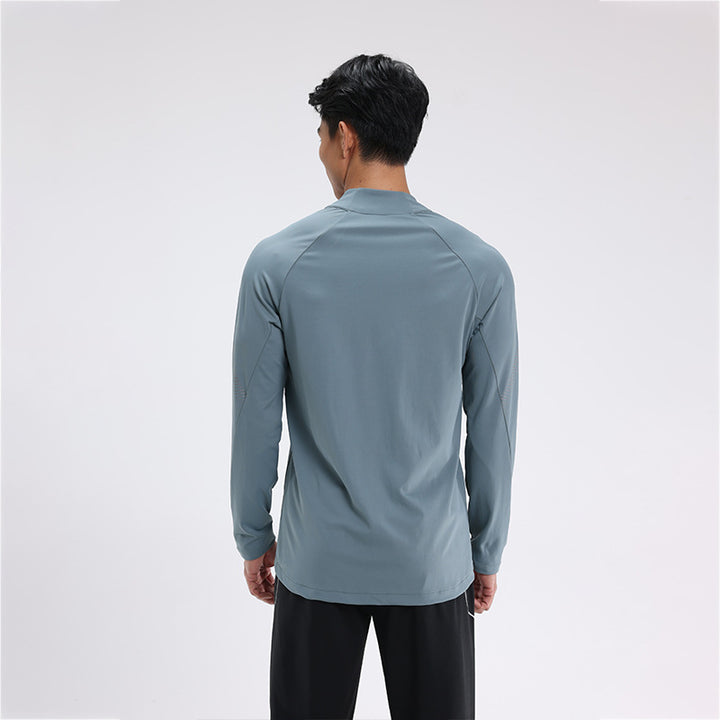 Herren Sportliche Langarmjacke mit funktionalem Reißverschluss Aliams