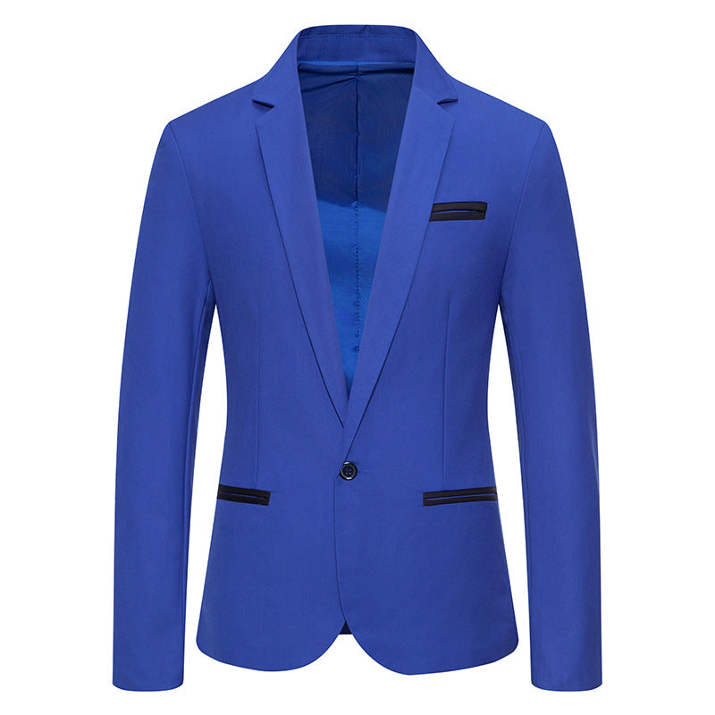 Herren eleganter Blazer mit modischem Schnitt und feinen Akzenten Aliams