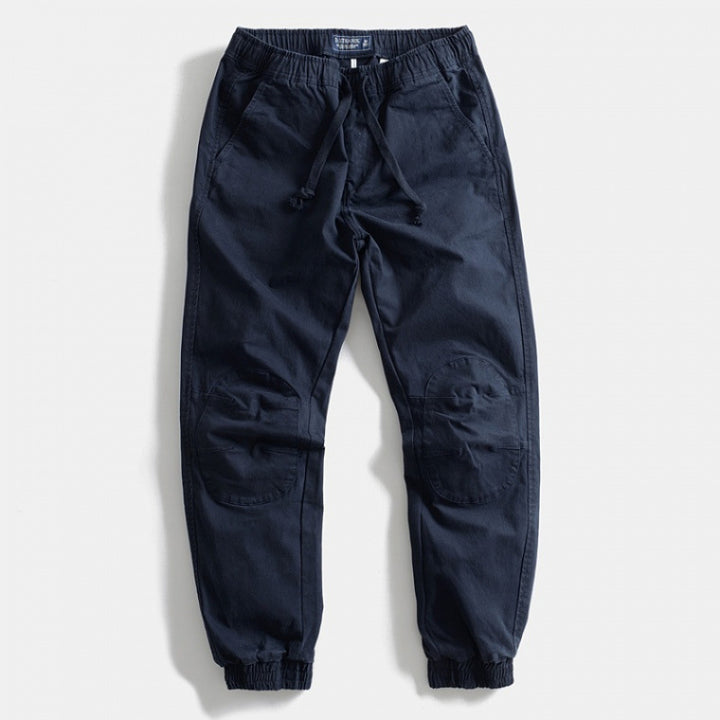 Herren Cargo-Hose mit elastischem Bund, praktischen Taschen und verstärkten Knien Aliams