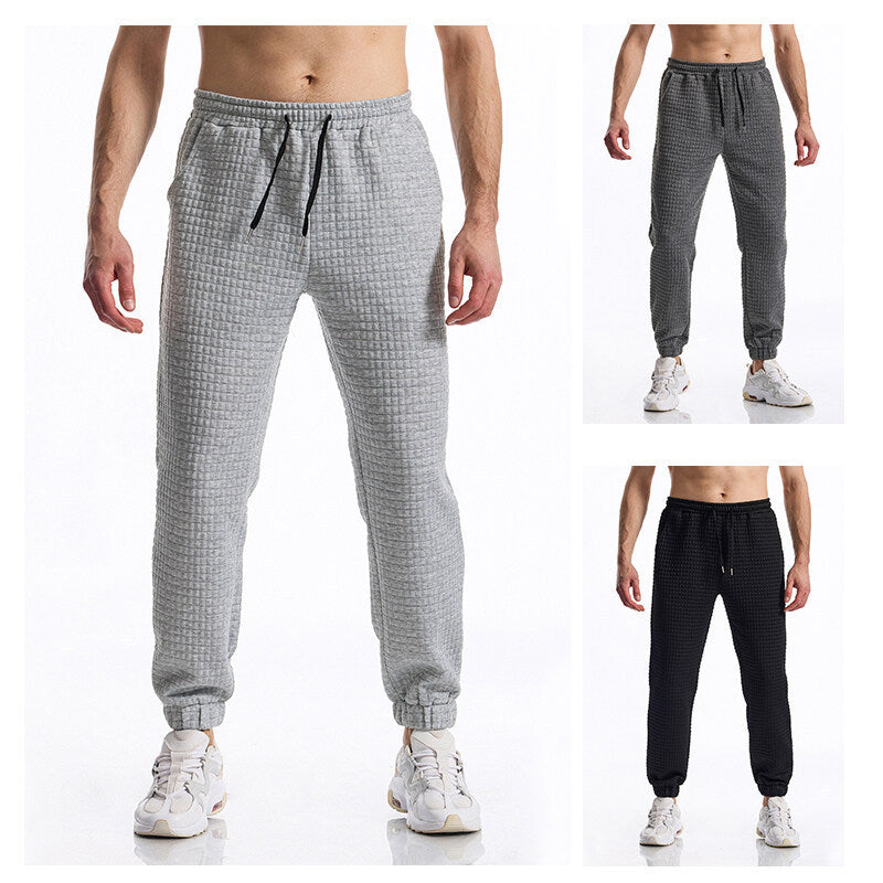 Herren bequeme Sweatpants mit hohem Bund und elastischem Komfort Aliams