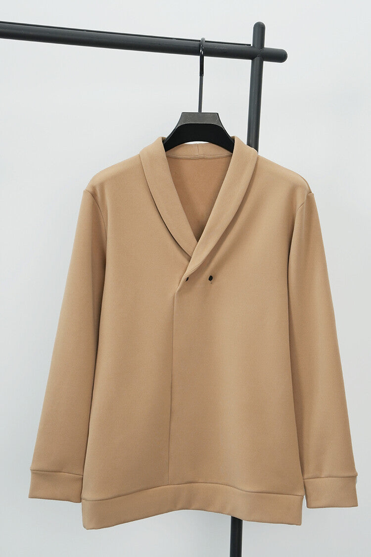 Herren Freizeitjacke mit modernem Schalkragen und praktischen Knöpfen Aliams