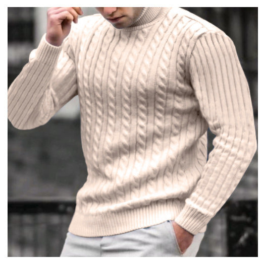 Herren Rollkragenpullover aus komfortabler Strickqualität Aliams