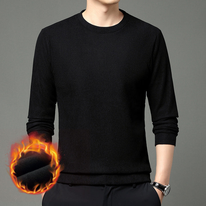 Herren komfortabler und stilvoller Rundhalspullover aus wärmendem Material Aliams