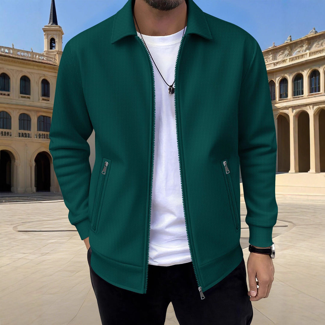 Herren Sportliche Steppjacke mit seitlichen Reißverschlusstaschen Aliams