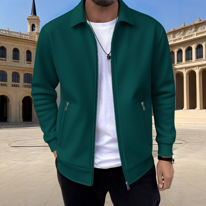 Herren Sportliche Steppjacke mit seitlichen Reißverschlusstaschen Aliams