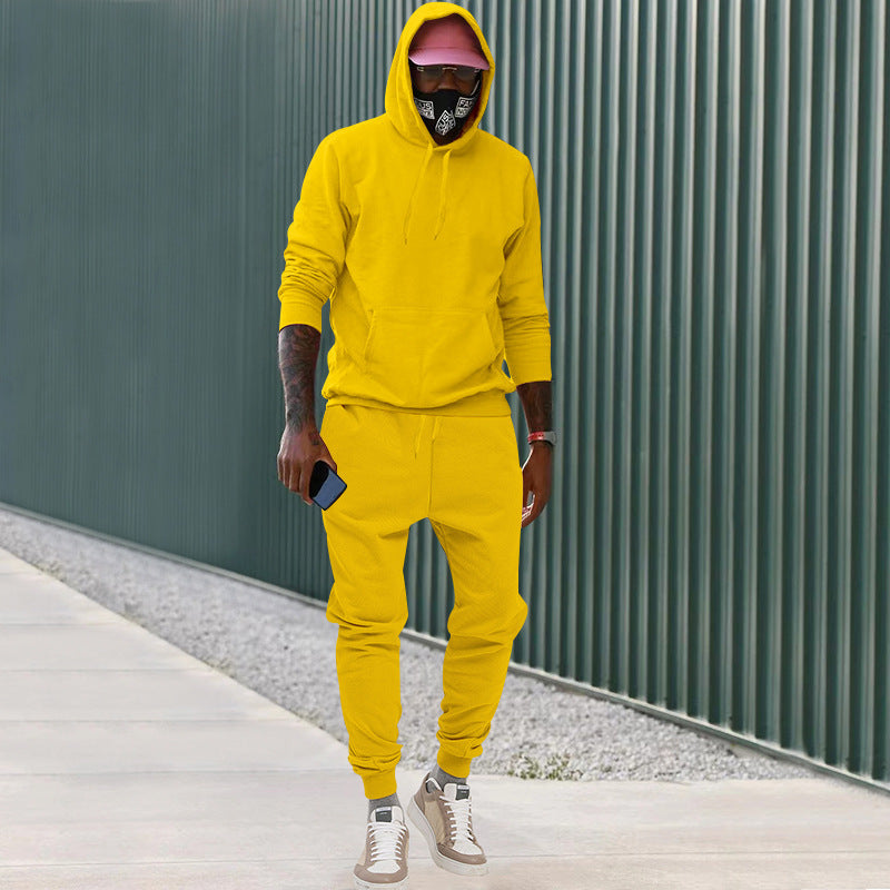 Herren Sportlicher Kapuzenanzug aus hochwertigem Sweatstoff Aliams