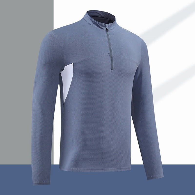 Herren Funktions-Thermoshirt mit Stehkragen und Reißverschluss Aliams