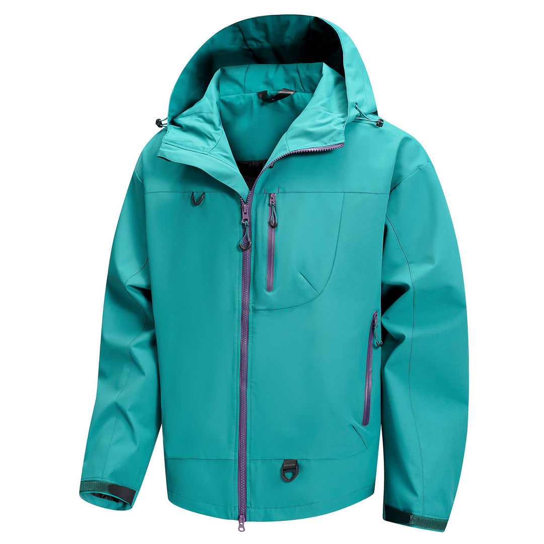 Herren wasserdichte Freizeitjacke mit praktischen multifunktionalen Taschen Aliams