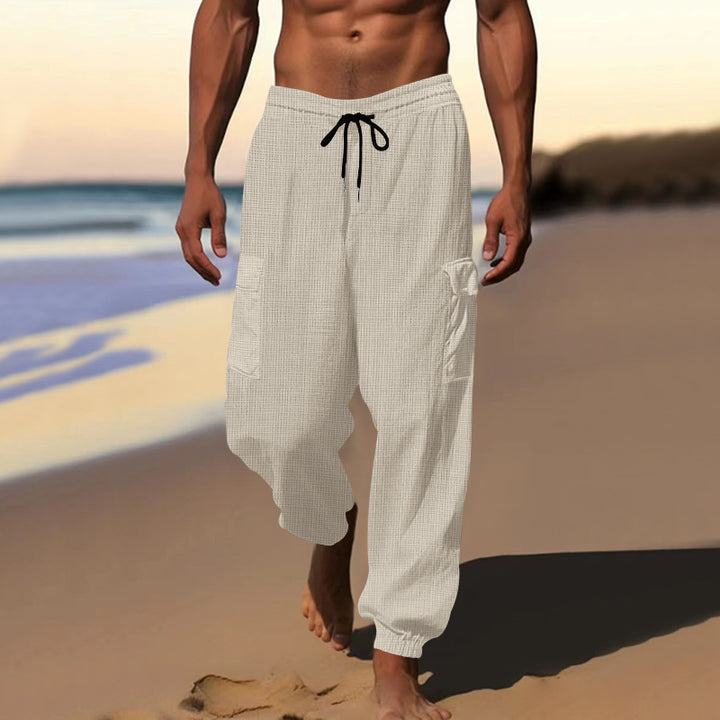 Herren Cargo-Hose mit elastischem Bund und praktischen Seitentaschen Aliams