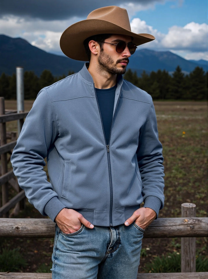 Herren sportliche Bomberjacke mit eleganten Details Aliams