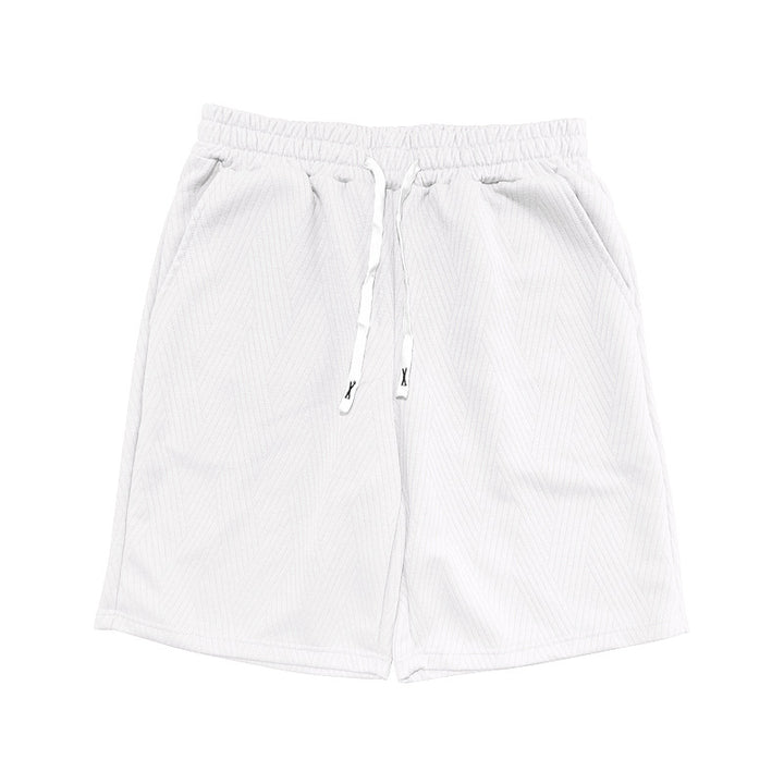 Herren bequeme Sportshorts mit elastischem Bund und seitlichen Taschen Aliams