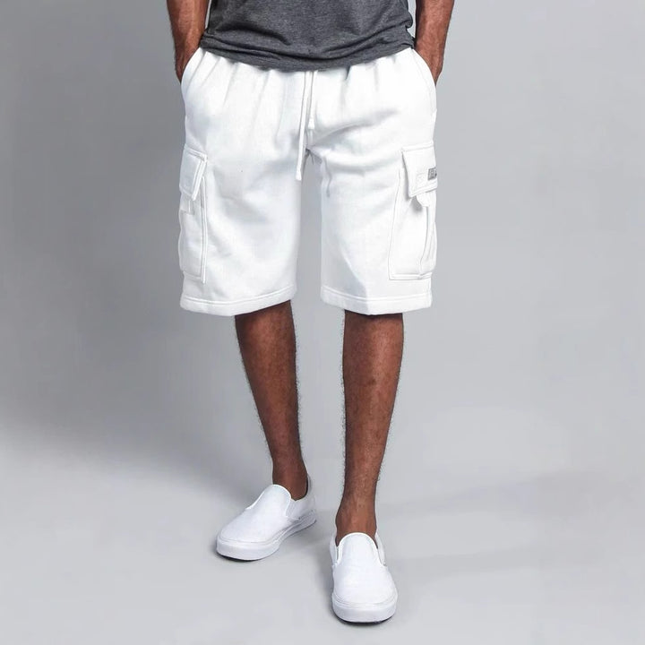 Herren Cargo-Shorts aus atmungsaktivem Material mit praktischen Taschen Aliams