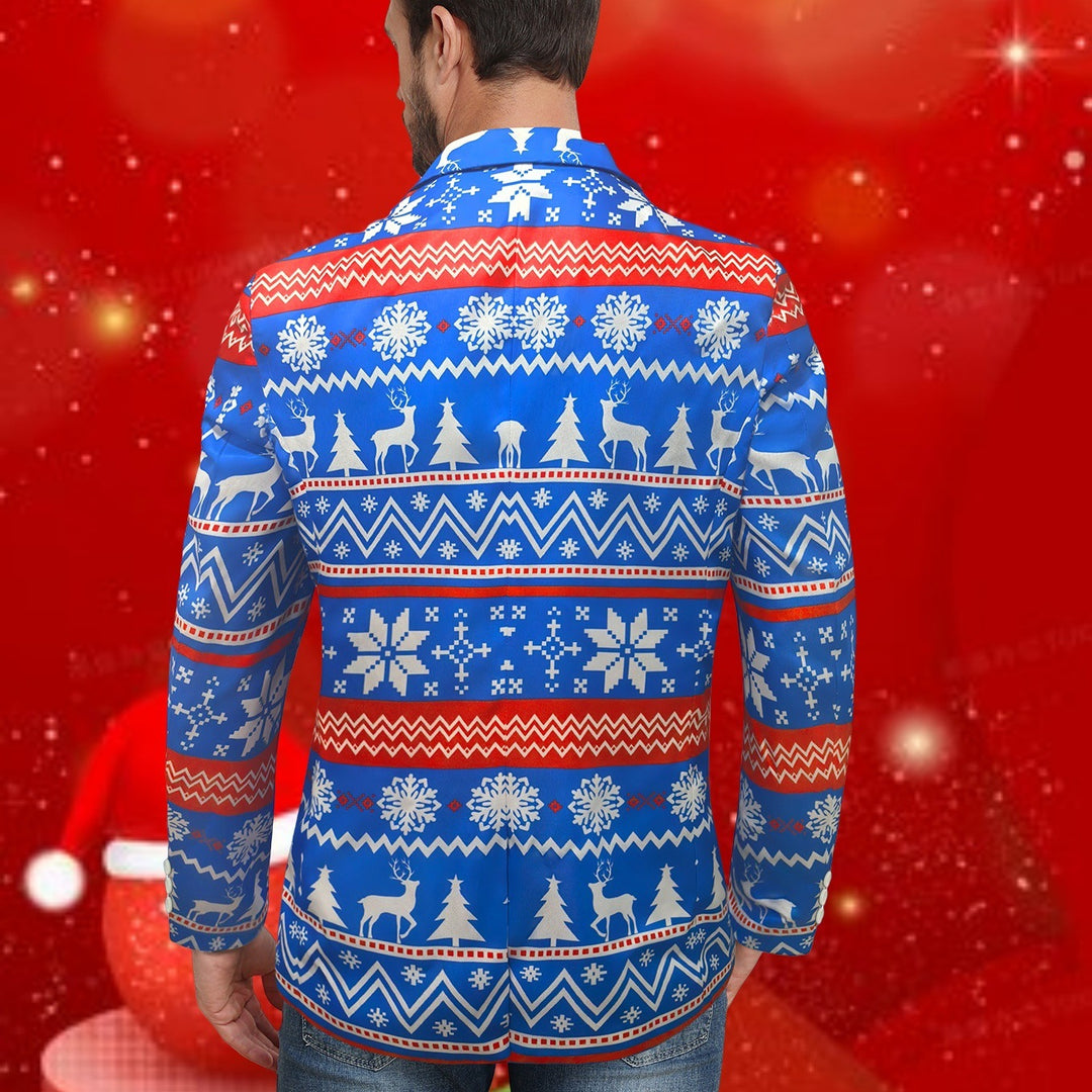 Herren festlicher Weihnachts-Blazer Aliams