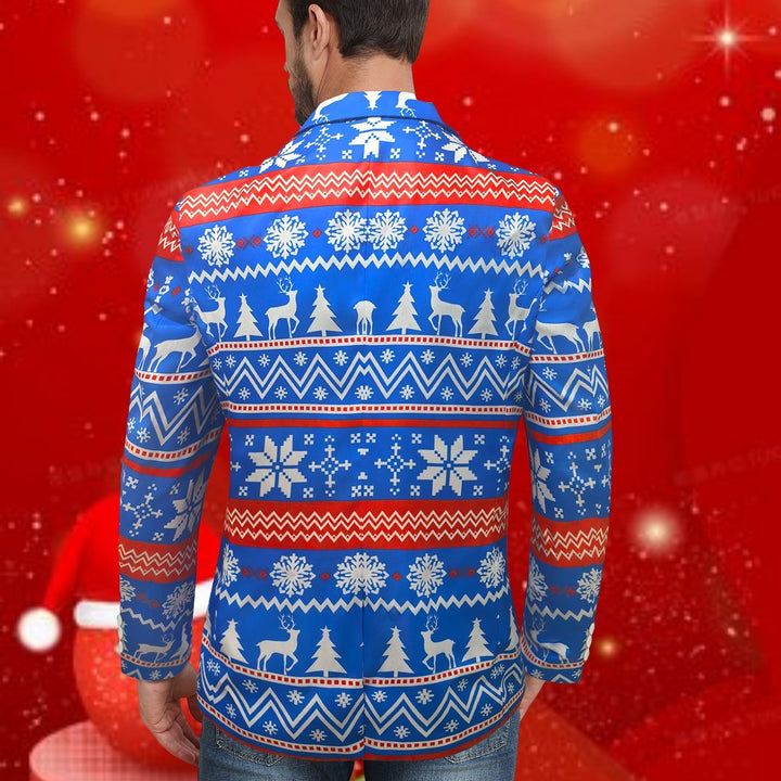 Herren festlicher Weihnachts-Blazer Aliams