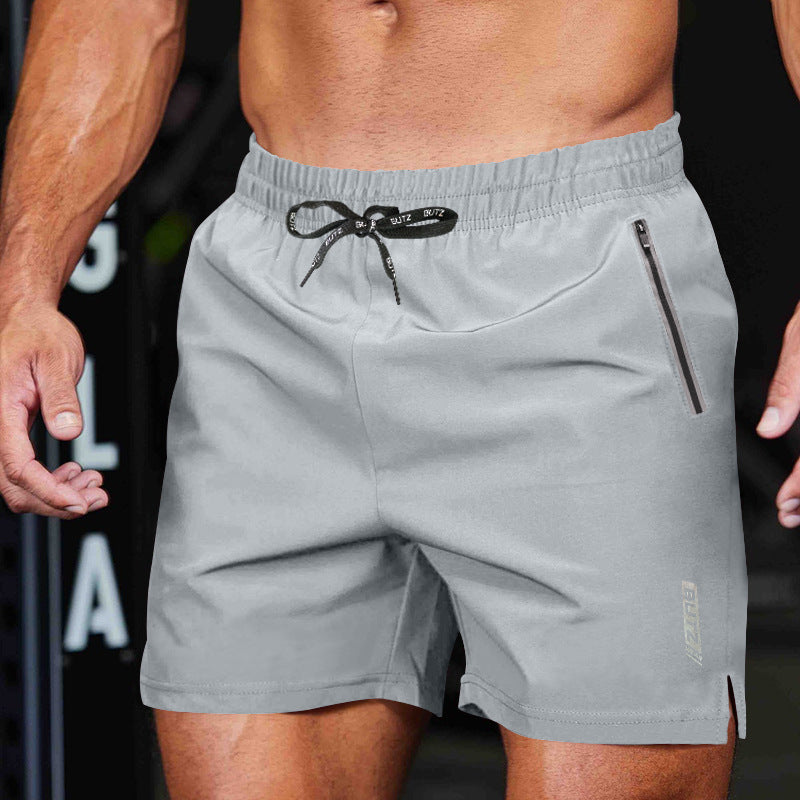 Herren Sportliche Multifunktions-Shorts mit schnell trocknender Technologie und praktischen Reißverschlusstaschen Aliams